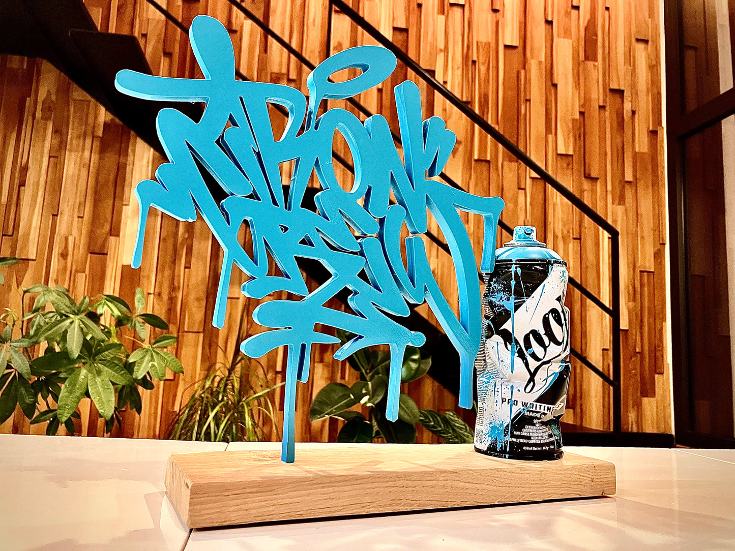 Graffiti Sculpture "Iron Crew"