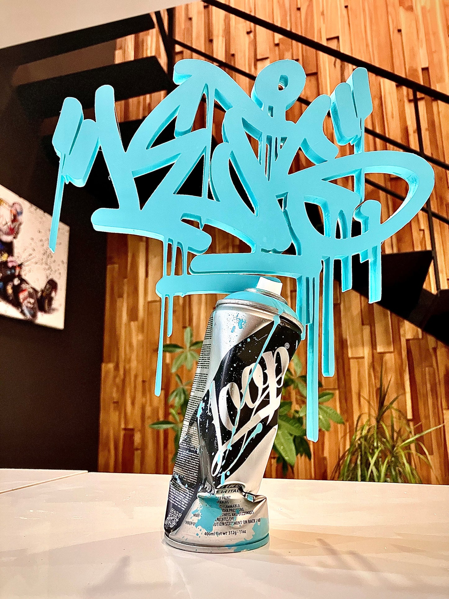 Graffiti Sculpture "LETS"