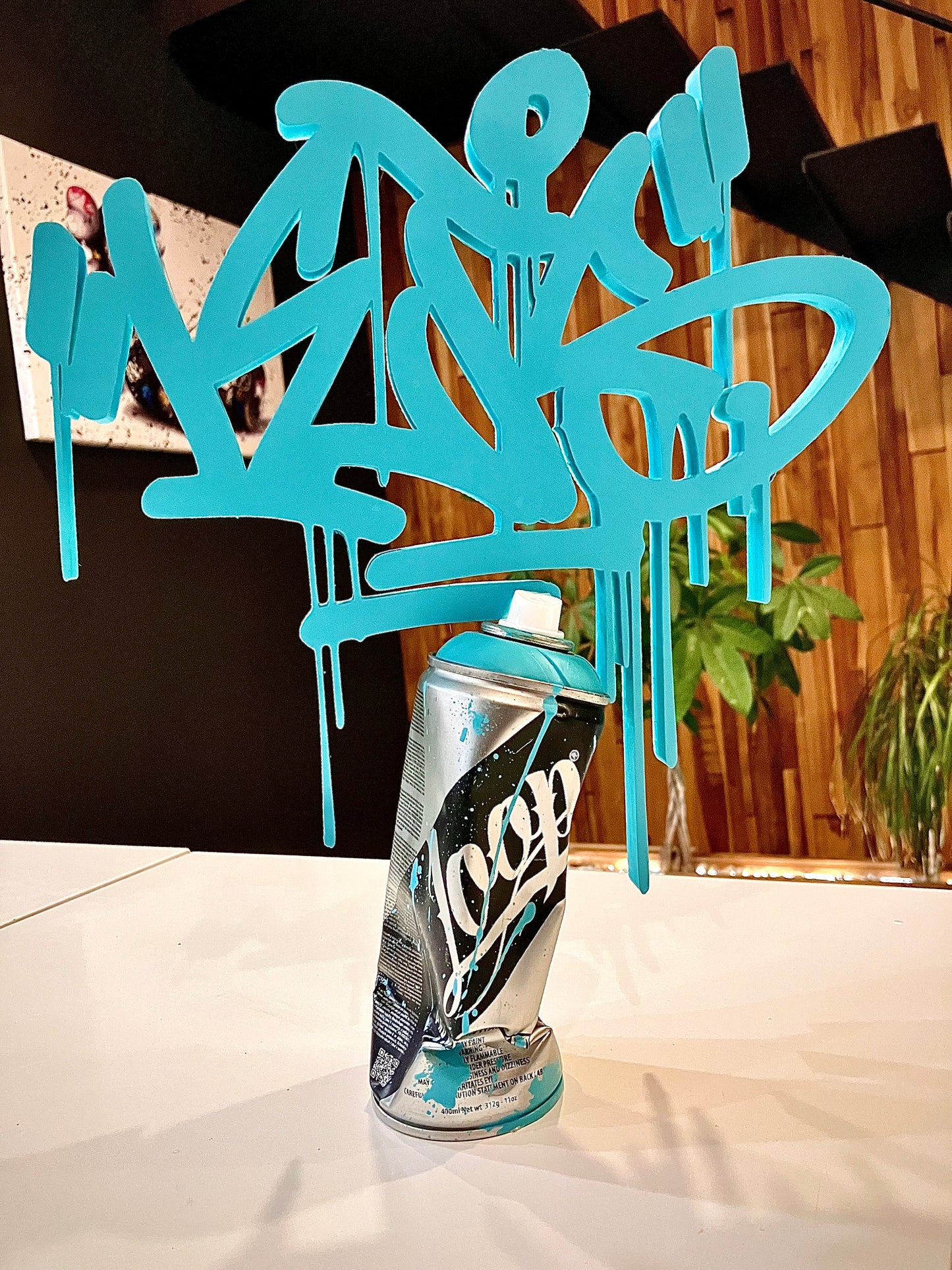 Graffiti Sculpture "LETS"