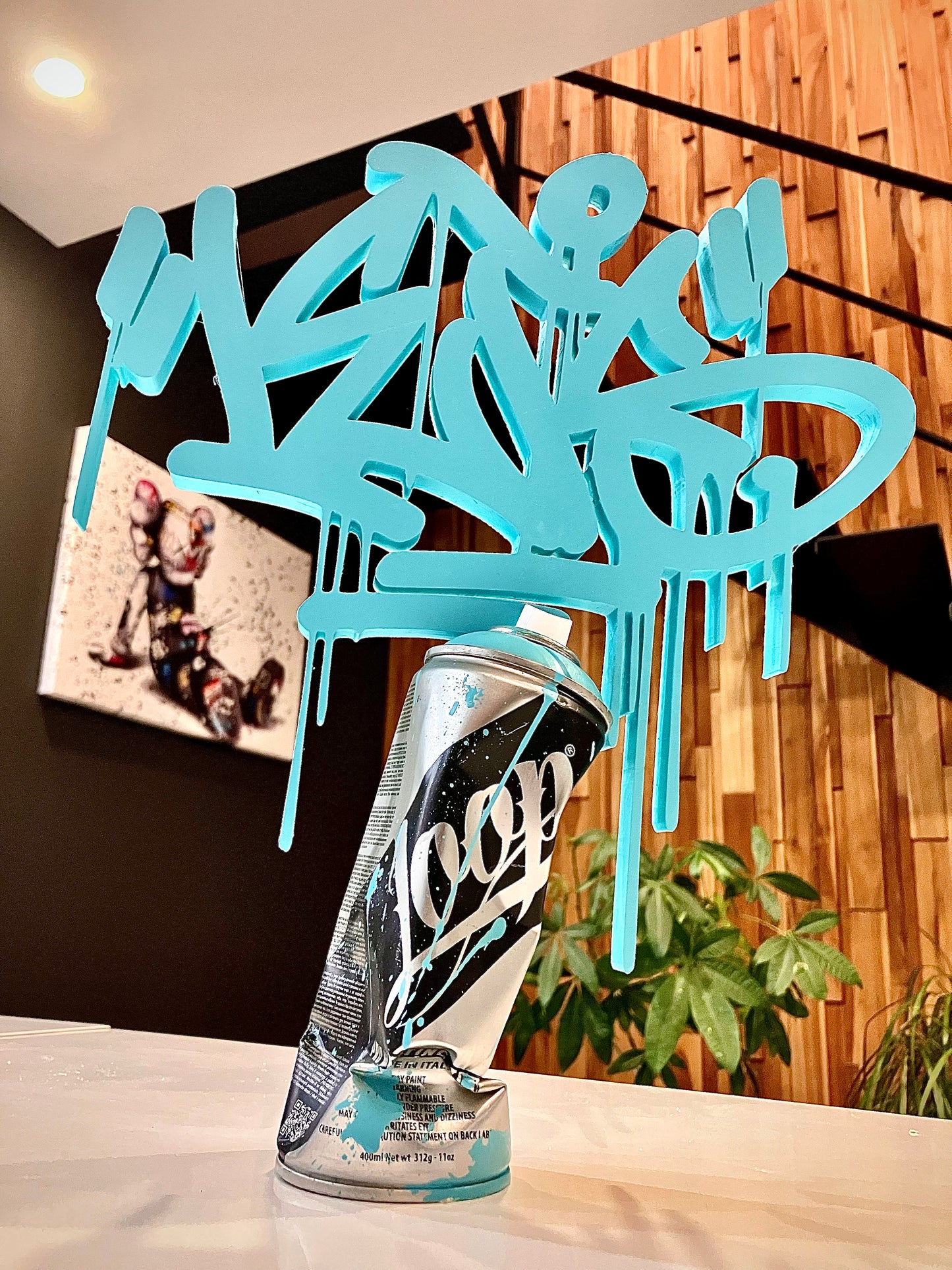 Graffiti Sculpture "LETS"