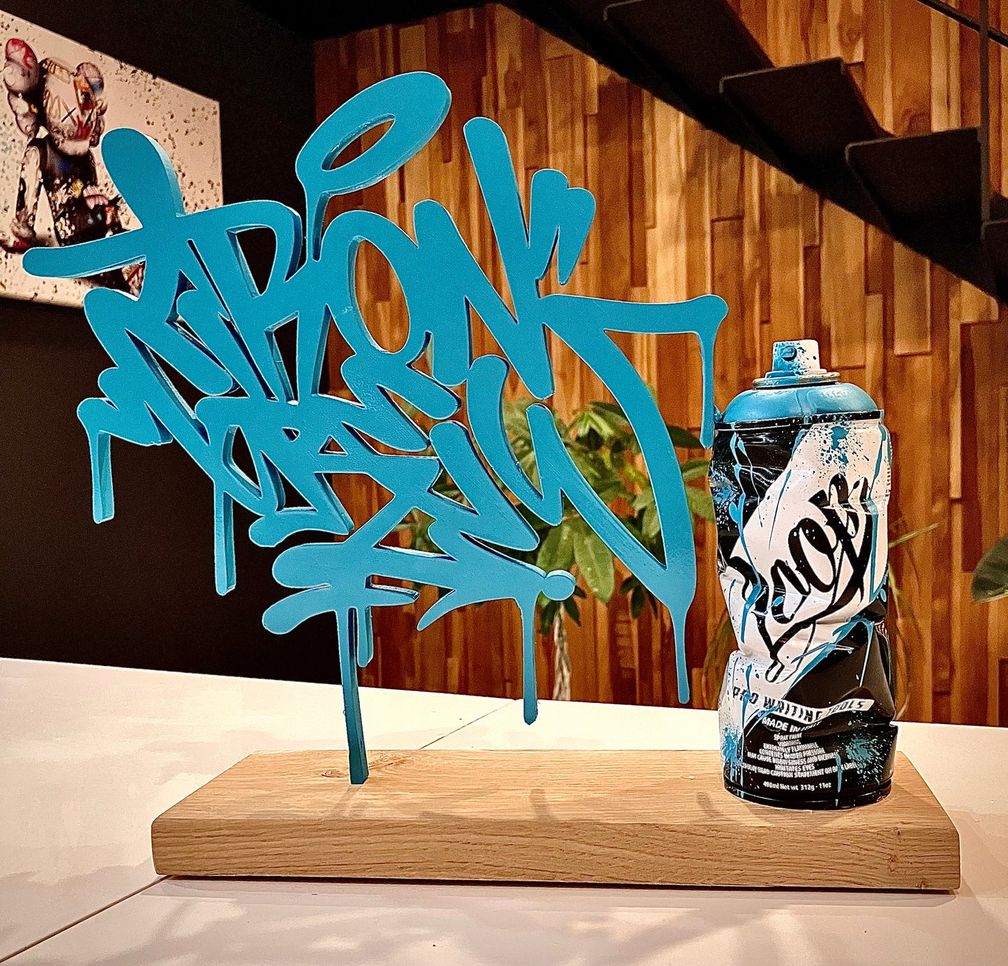 Graffiti Sculpture "Iron Crew"