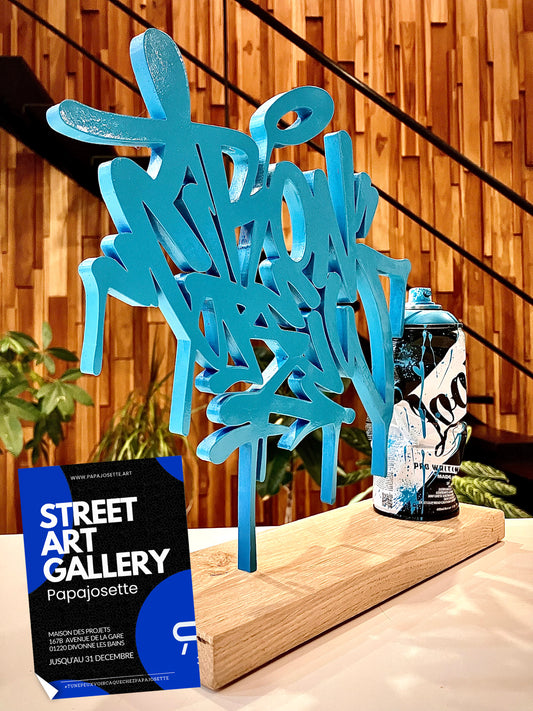 Graffiti Sculpture "Iron Crew"