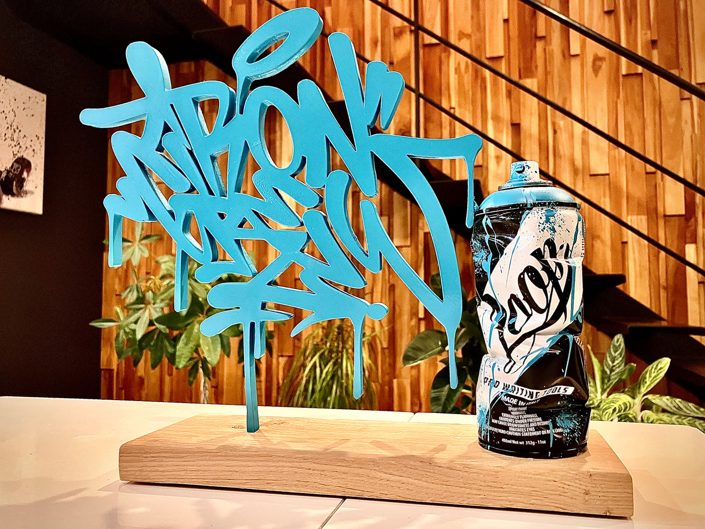 Graffiti Sculpture "Iron Crew"